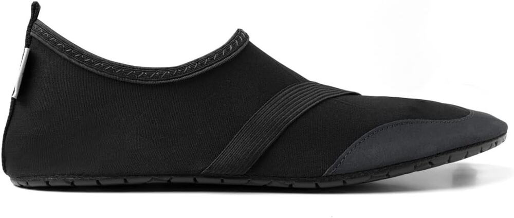 FITKICKS Active Men's Footwear Foldable Water Shoes - Black - Small (7-8)